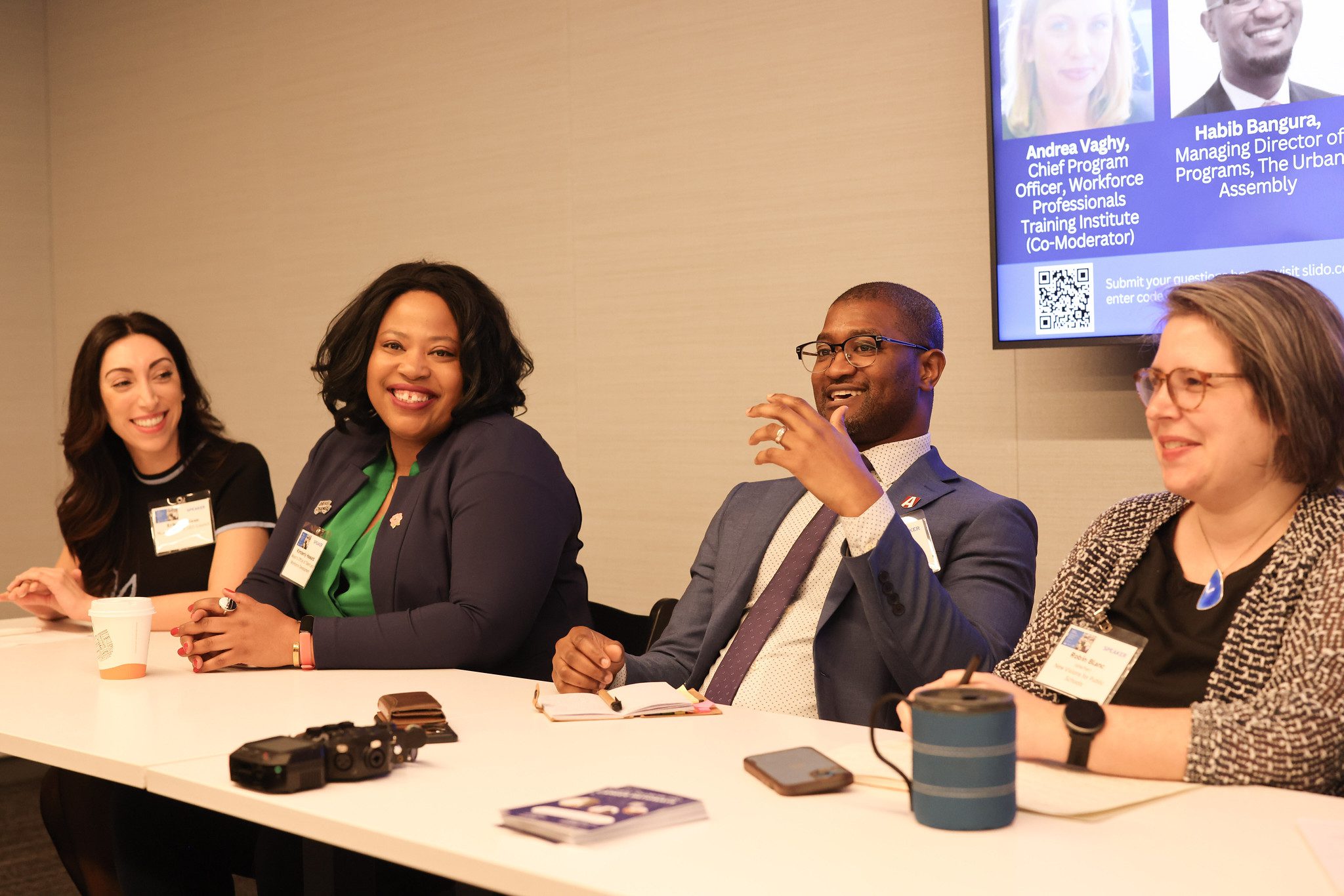 Panelists speaking at the 2024 NYCETC Conference.