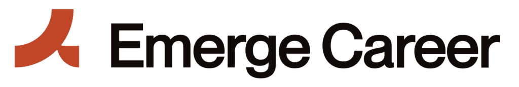 Emerge Career logo.